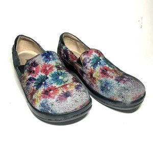 Alegria Keli Womens Clog Shoes Multicolor Leather